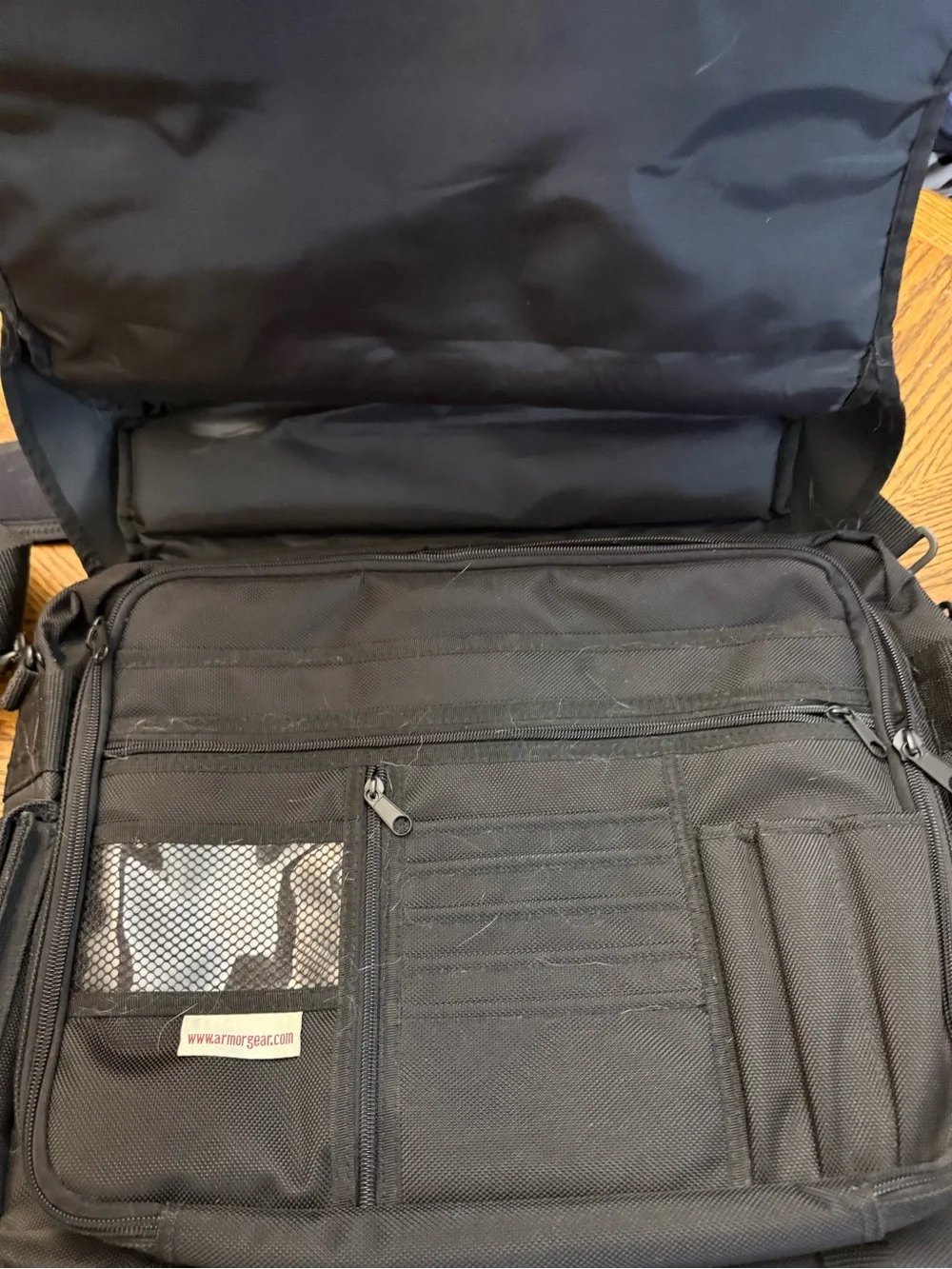 American Century Championship NBC Sports Black Messenger Bag by Armored Gear